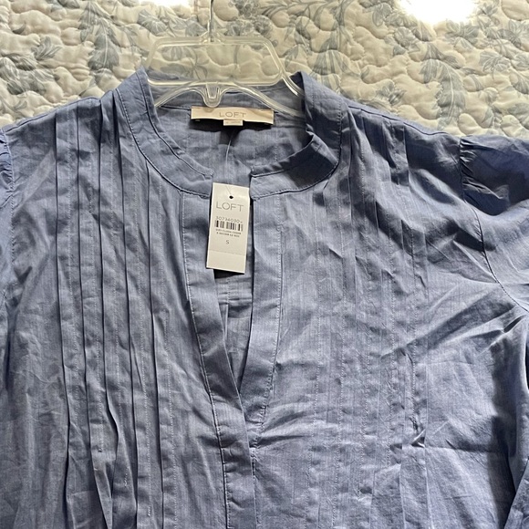 Loft Blue Blouse - Picture 3 of 5